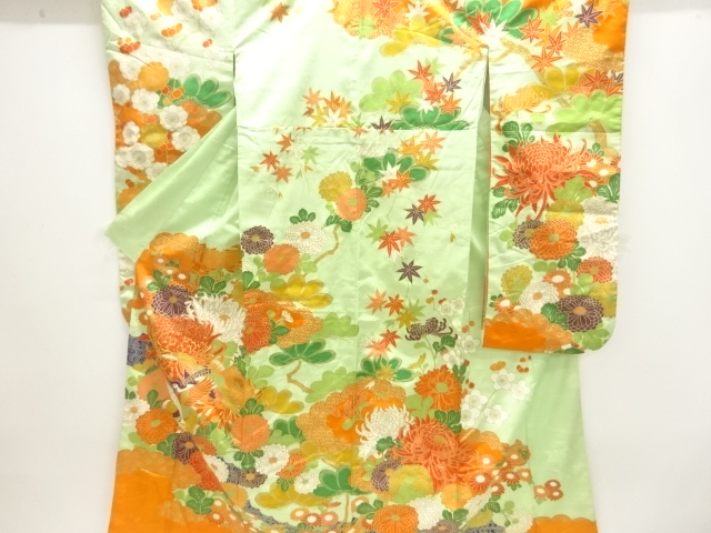 花鳥模様振袖（内袖付き）